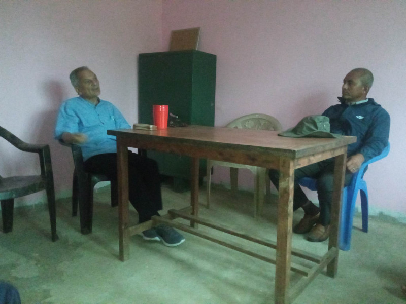 नेसपा अध्यक्ष डा. भट्टराईले गृहजिल्लाबाट सुरु गरे संगठन विस्तार अभियान